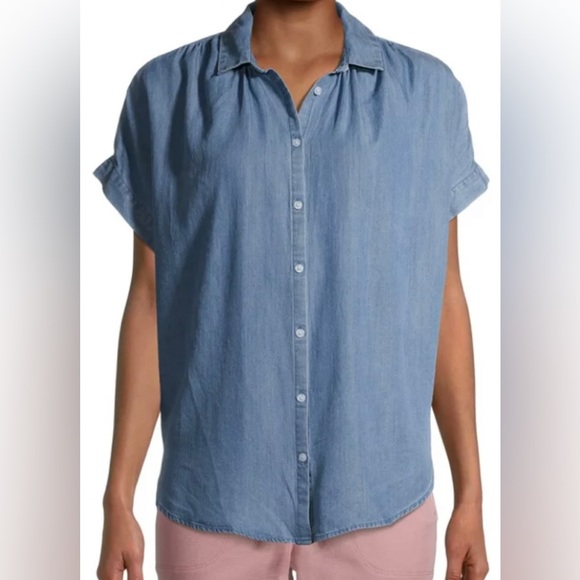 Time and Tru Chambray Shirt - Picture 6 of 6